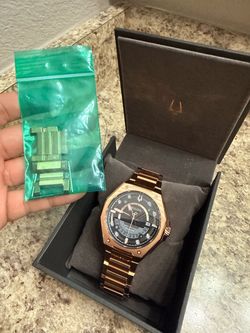 Bulova Precisionist in rose gold
