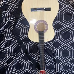 Acoustic Guitar With Accessories 