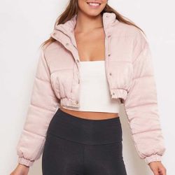 Pink Puffy Jacket