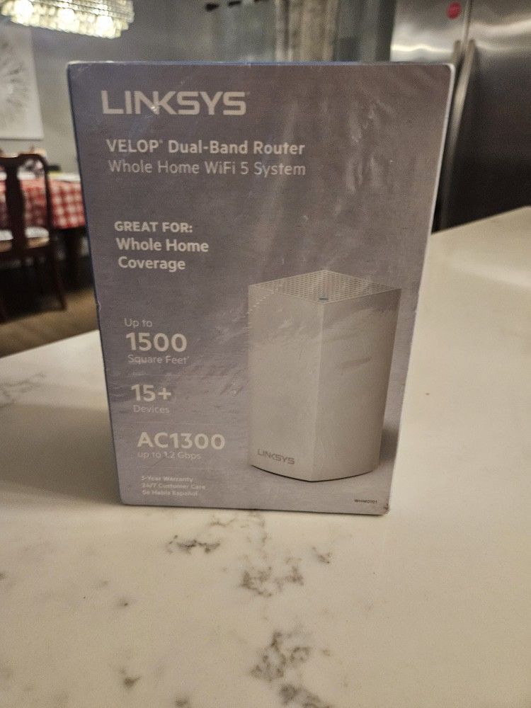 Velop Jr. Whole Home Mesh Wi-Fi System
Brand New unopened box 
$80.00 firm on price