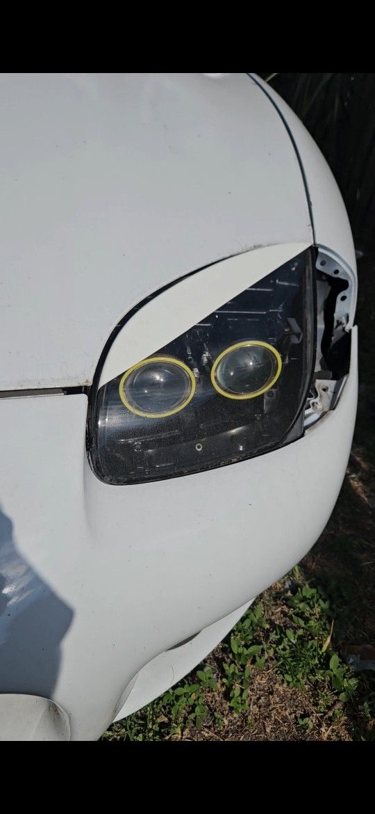95-99 Mitsubishi 3000GT SL VR4 Clear Driver & Passenger Side Headlights Glass