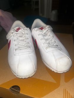 White Nike Cortez children’s size 13