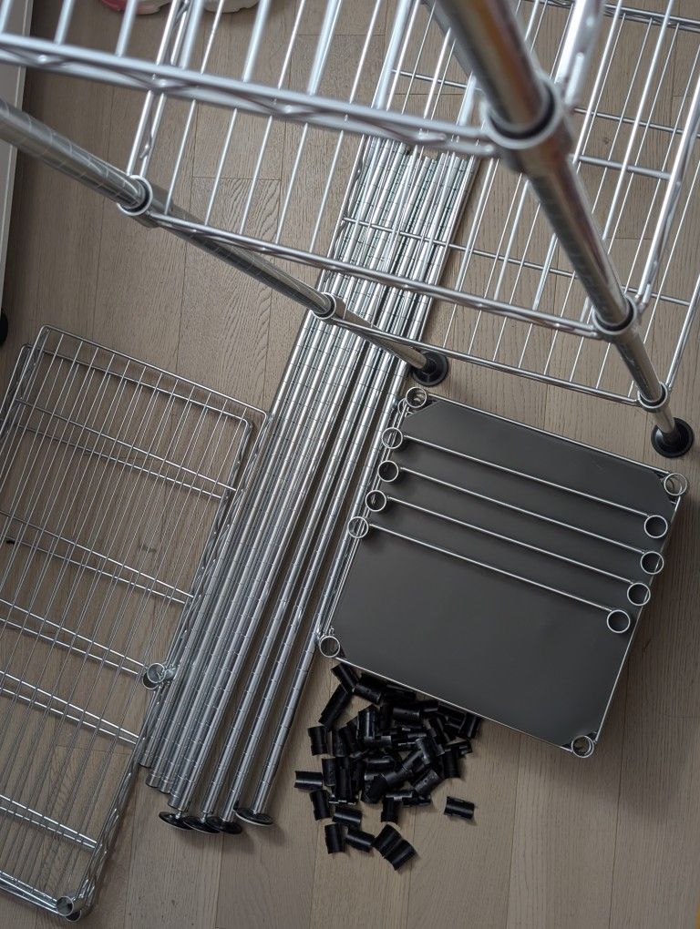 6-Tiers Adjustable Garage Storage Shelving Unit