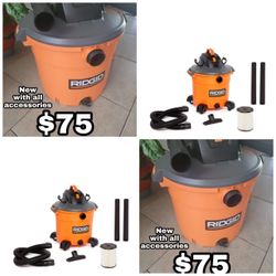 Ridgid 16 Gallon Vacuum 