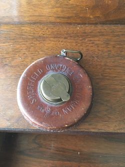 Tape Measure Sheffield Chesterman (made in England) Tre-BLE Vintage