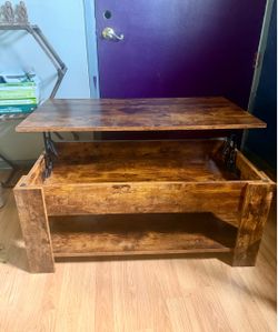 Rustic Lift Top Coffee Table