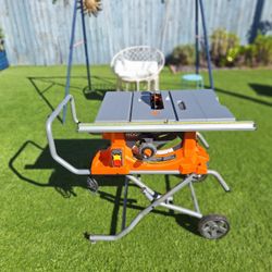 Rigid 10” Table Saw And Mitre Saw