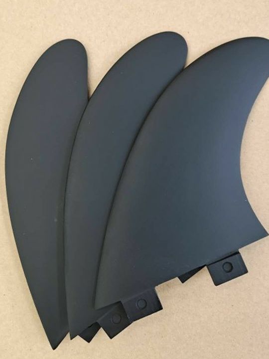 FCS1 FIBERGLASS AM SURFBOARD FINS MATTE BLACK