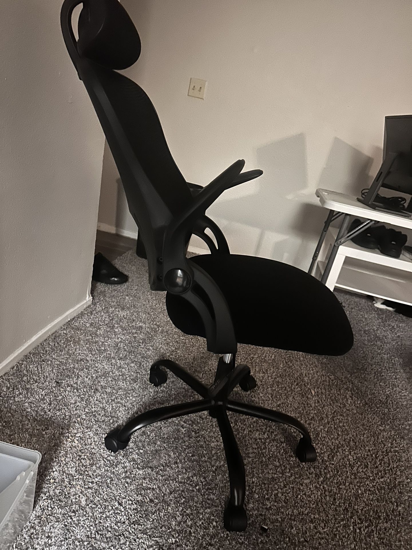 Mesh Black Office Chair w/ Cushion Seat