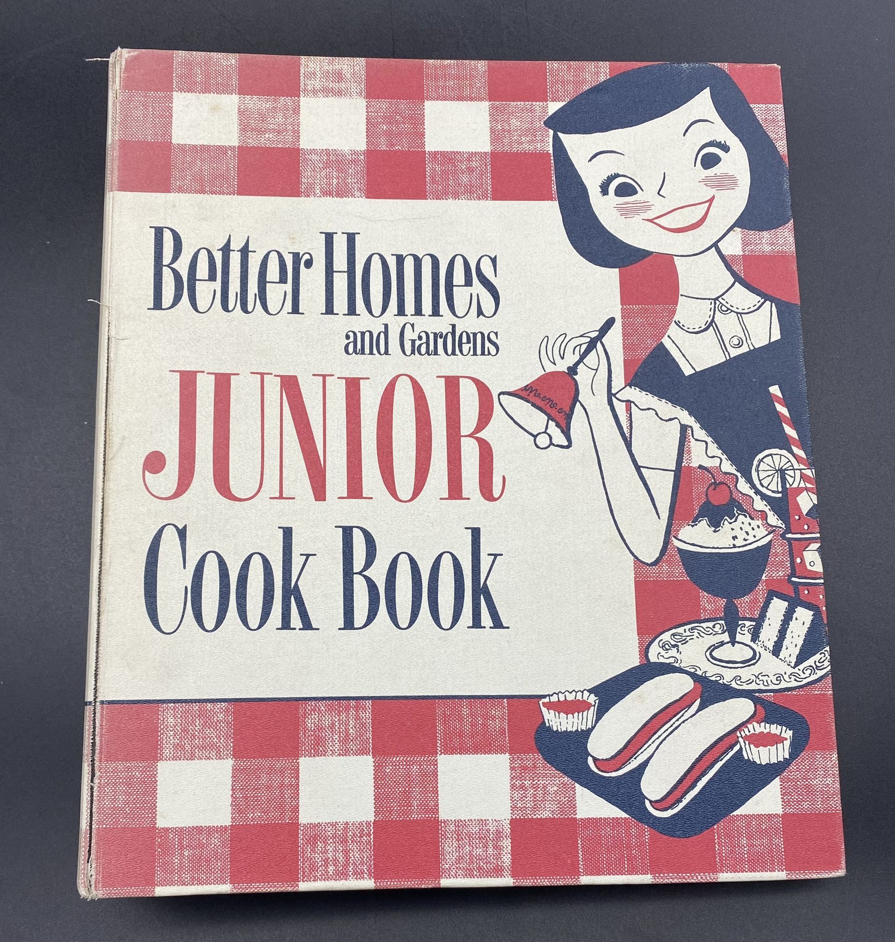 First Edition1955 Better Homes & Gardens,Junior Cook Book Hard Cover Illustrated