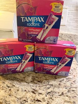 Tampax pick up only tomorrow 6/13 @10am $7 each
