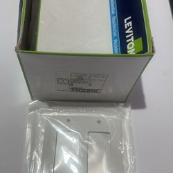 2G STD Decora Wallplate Thermoplastic - 1.50 Each or 15.00 Box With 12