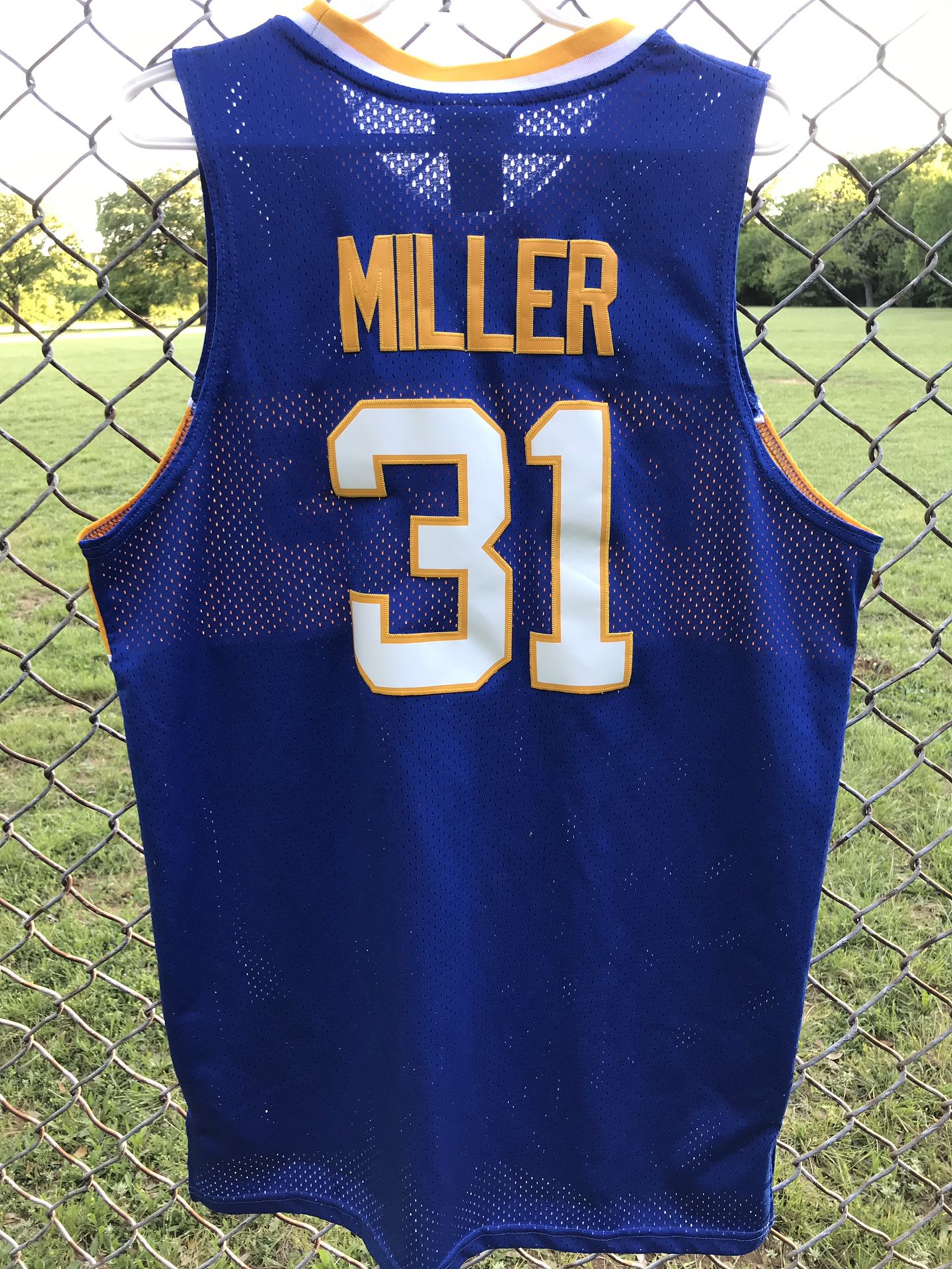 Reggie Miller Indiana Pacers Throwback Basketball Jersey – Best Sports  Jerseys