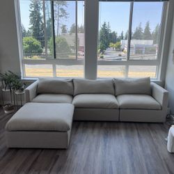 Beige couch 