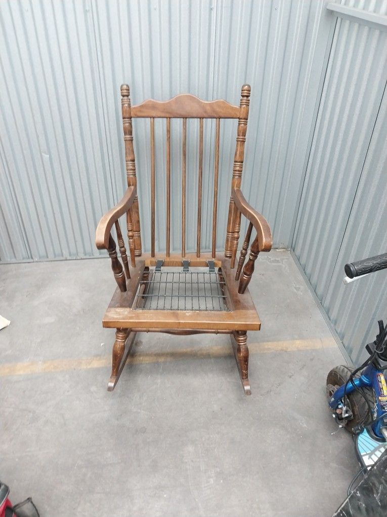 Strong Well Made Wood Rocking Chair