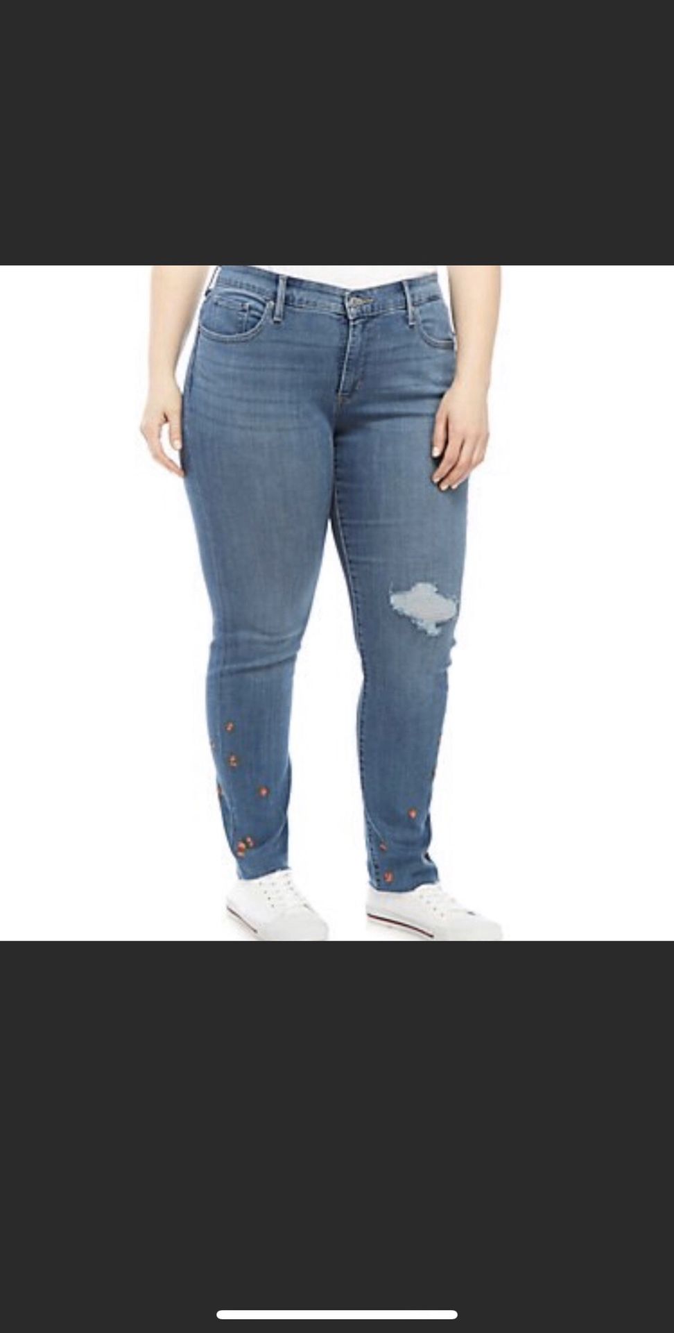 Levi's 311 Shaping Embroidered Jeans (Plus Size -20W)