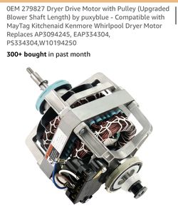 New dryer drive motor W pulley OEM279827