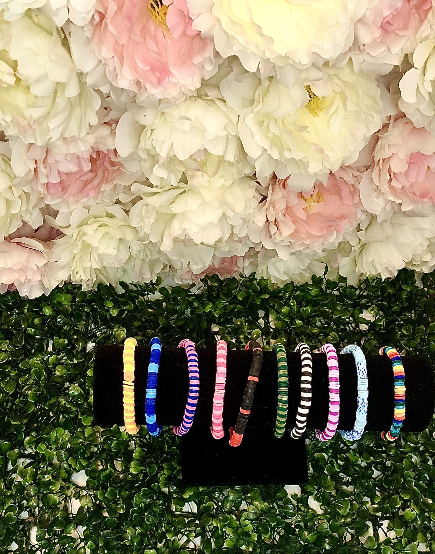Handmade Clay Beaded Bracelet - Custom Aesthetic Jewelry for Teens & Women | Stackable, Colorful, Lightweight | Cee’sCreations