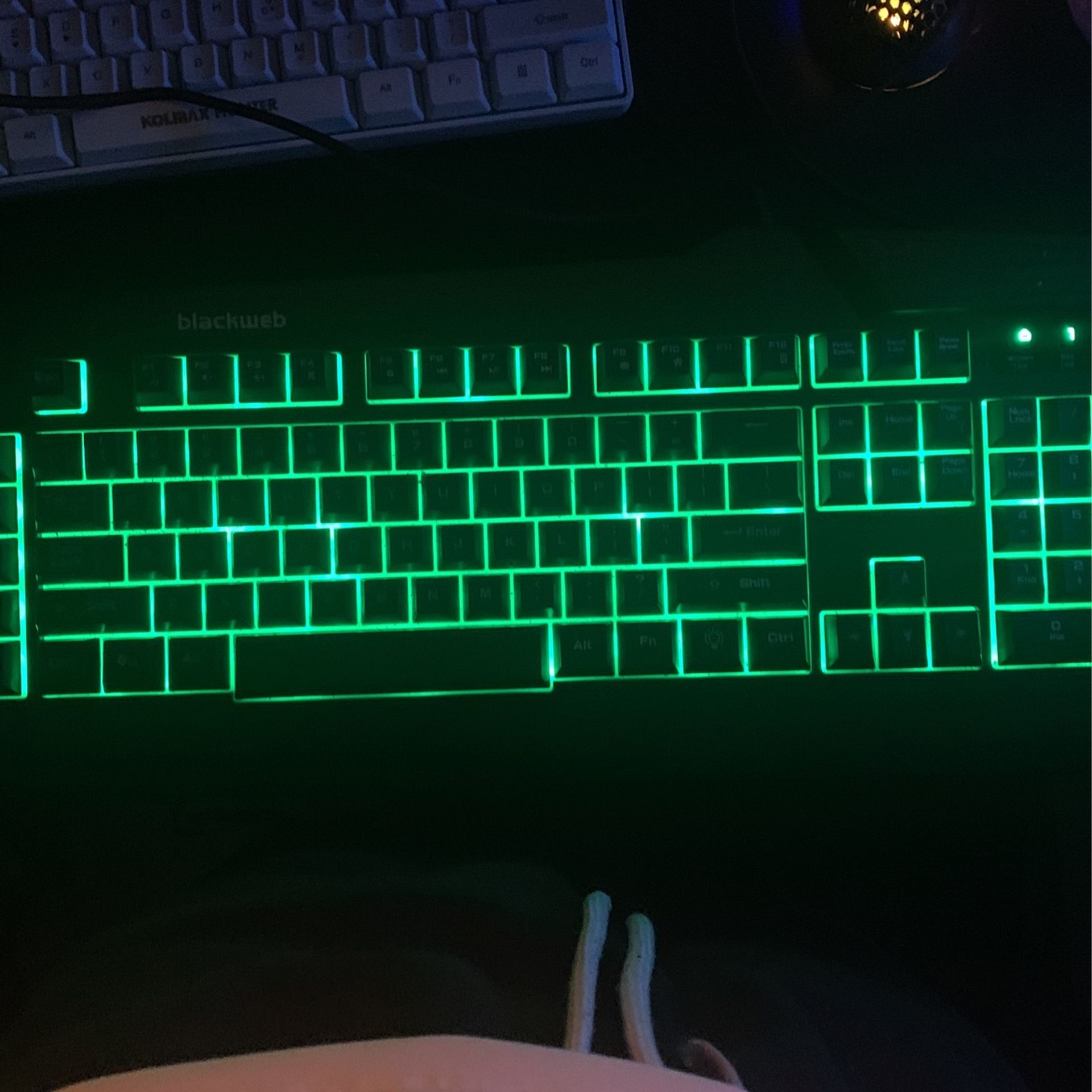Black web Gaming Mouse & Keyboard