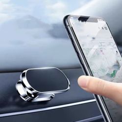 5 Magnetic cell phone mounts - 360 rotation - Black Alloy - New