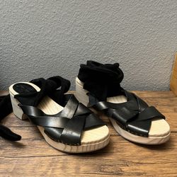 Free People Wooden Clog Size 41
