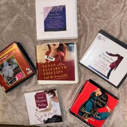 Books On CD Susan Elizabeth Phillips lot 6 Cd Novels 9-11 in each box great cond. Make Offer ?
