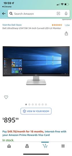 Dell Ultrasharp 34” Monitor
