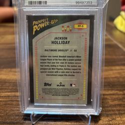 2024 Bowman Prospect Power Up Jackson Holiday 