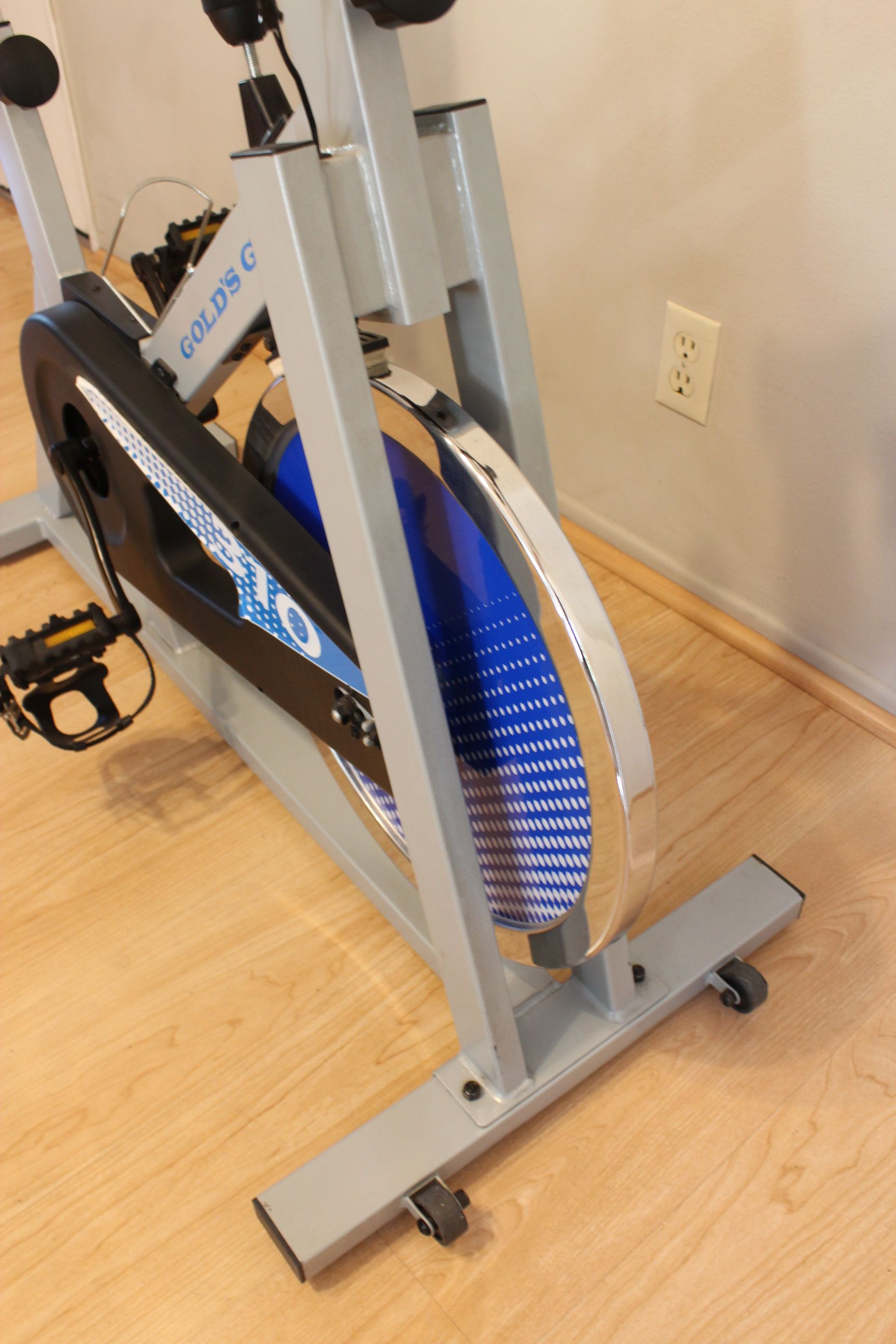 Gold's Gym Cycle Trainer 310 Spin Bike Stationary Indoor Upright Exercise Workout Cycling