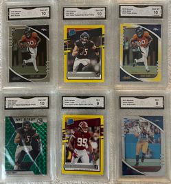 12 Graded Football Cards!
