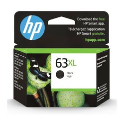 HP 63XL Black High-yield Ink Cartridge | Works with HP DeskJet 1112, 2130, 3630 Series; HP ENVY 4510, 4520 Series; HP OfficeJet 3830, 4650, 5200 Serie