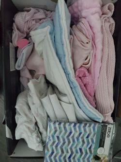 Baby Girl Sheets, Blankets, Plastic Cover