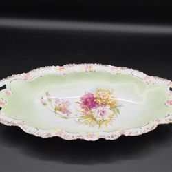 Vintage Porcelain Relish Dish, 13.75"