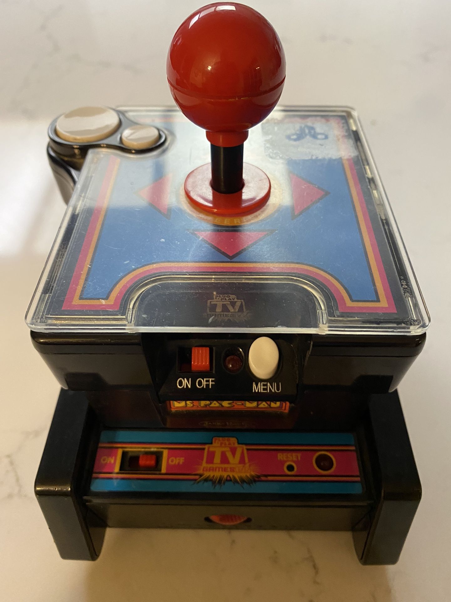 Jakks Pacific Ms Pac Man 7 in 1 Wireless Arcade Stick
