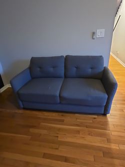 Small gray sofa