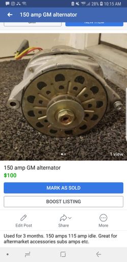 150 amp alternator for Small Block Chevy