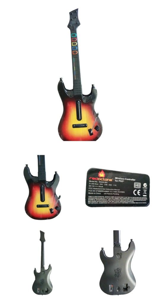 (2) Guitar Hero Guitar PS2 World Tour Sunburst Controller 95449.805 No Dongle
$50 or Best Offer