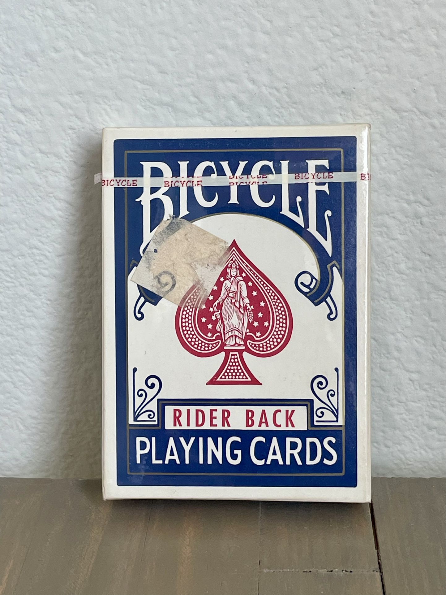 Vintage Sealed BICYCLE Rider Back Playing Cards - Blue Poker USA