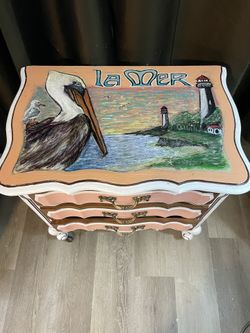 Vintage La Mer French Provincial Nightstand