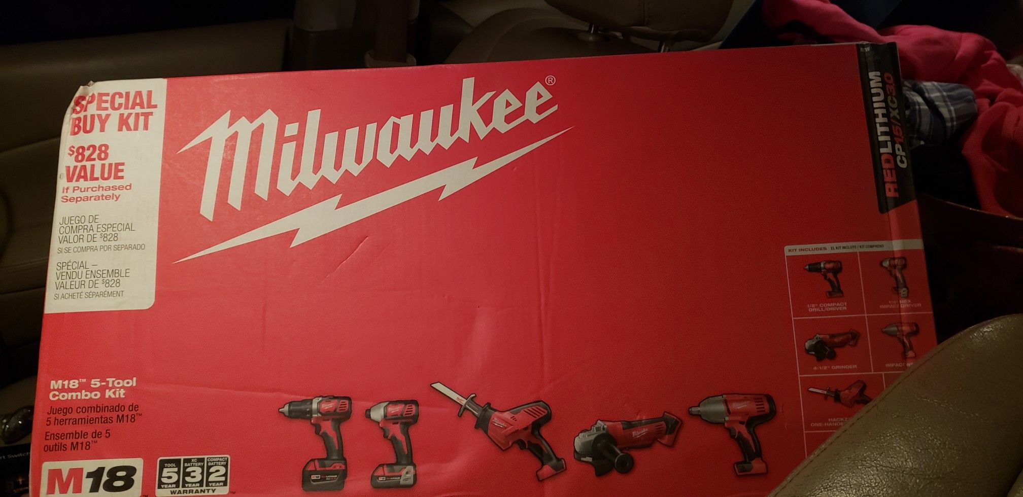 Milwaukee 5 tool set