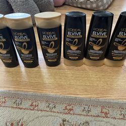6 L’Oréal Shampoo And Conditioner 
