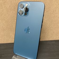 IPhone 12 Pro Max 128GB BLUE UNLOCKED FOR ANY CARRIER/LIBERADO PARA CUALQUIER COMPAÑIA 