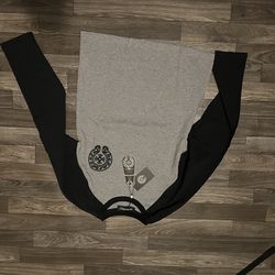 black and grey chrome hearts long sleeve