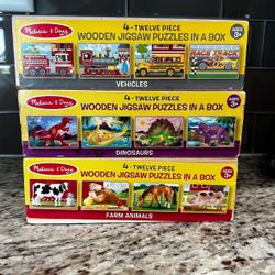 12 Puzzles- Melissa & Doug
