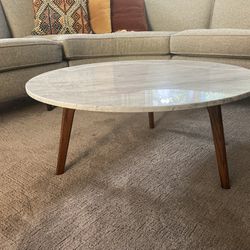 Article Marble MCM Style Coffee Table
