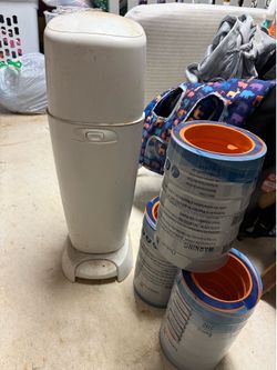 Diaper genie with refills