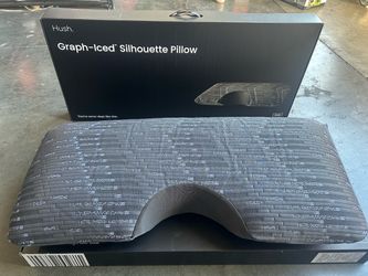 Hush Graph-Iced Silhouette Pillow King