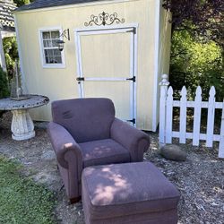 Chair And Foot Stool