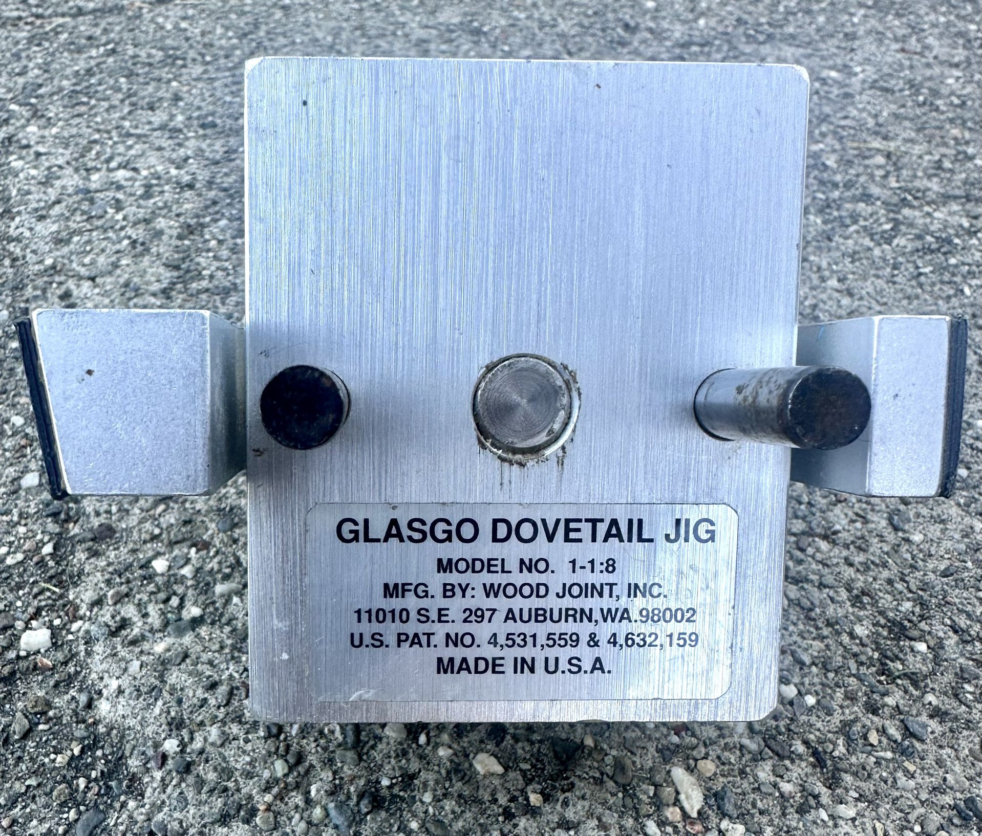 Glasgo Dovetail Jig No.1-1:6 1-1:8 Hand Cut Dove Tail Jig-Wood Joint USA Tool