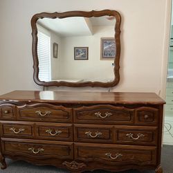 6 Drawer Dresser with Mirror